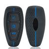 New Car Key Pack for Ford ST Line Fiesta Focus Mondeo Ecosport Kuga Edge Escape Metallic Silicone Car Key Fob Case Accessories