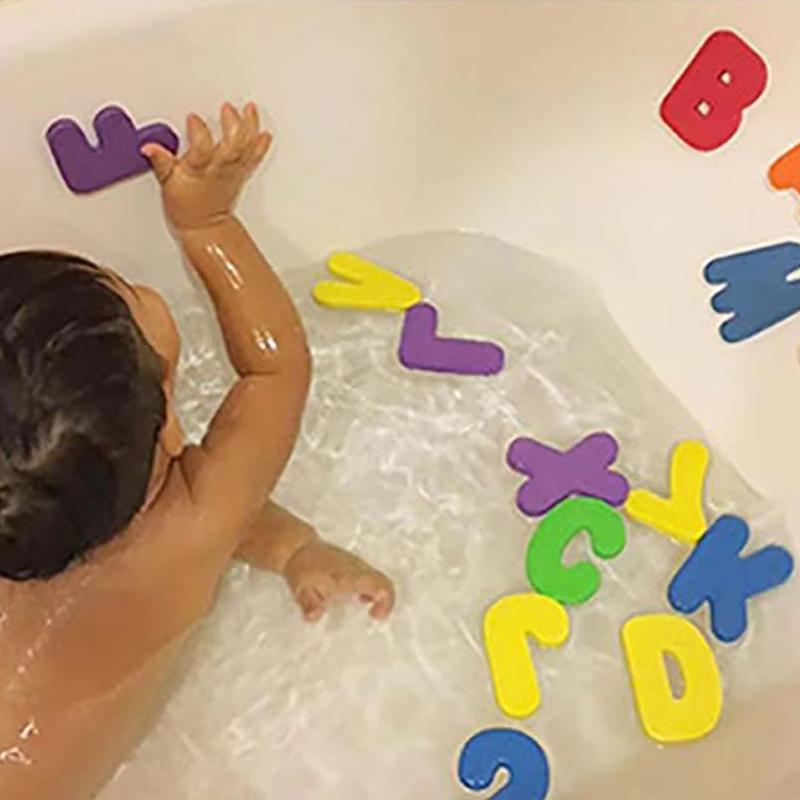 Çocuk Banyo Oyuncakları Köpük Eğlencesi Yüzen Oyuncak Harfler Rakamlar Bebek Erken Eğitim Oyuncak Banyo Küvet Oyunu Çocuklar İçin Hediyeler TMZ