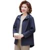 Hodo Women's Plus Size Hooded Autumn Windbreaker