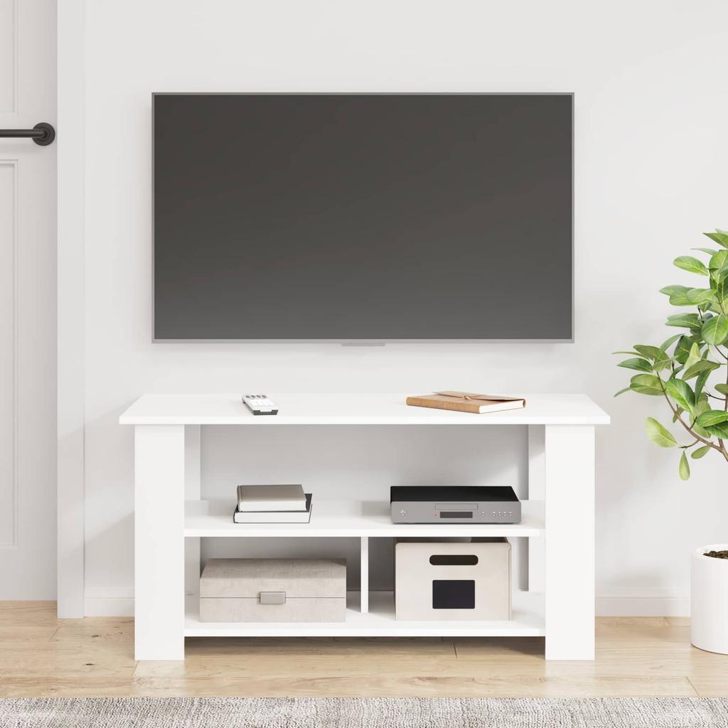 TV Stand White 100 x 40 x 50 cm