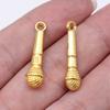 10pcs 25x7mm 6 Colors Microphone Charms Zinc Alloy DIY Handmade Jewelry Making Accessories