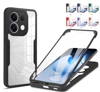 For Reno 13 Pro 5G Case Shockproof 360 Full Body Screen Protector Case For OPPO Reno13 Pro Transparent Phone Cover
