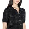 GUCCI FW24 Short Sleeved Dress Women's Black 811549-XKEDI-1138
