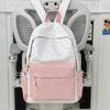 Schoolbagins niche cute lightweight double backpack Japanese fashion simple schoolbag high value student large capacity backpack