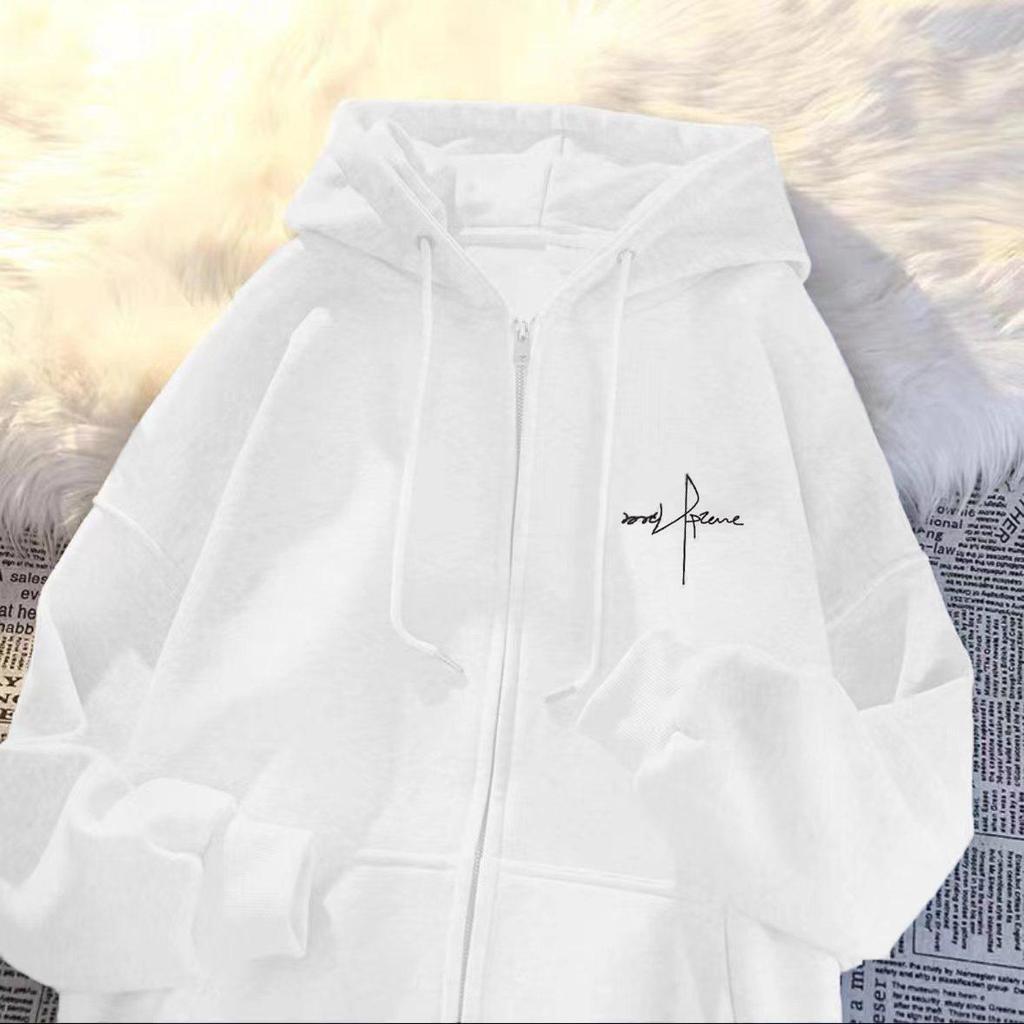 Unisex Trendy Graphic Hooded Cardigan: Versatile, Stylish, Loose-Fit Casual Drawstring Jacket