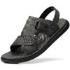 Men's Sandals Summer Soft Sole Crocodile Pattern Beach Shoes Youth Foreign Trade New Leisure Trend Outwear Sandals