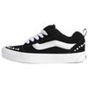 Vans Knu Skool Retro Low Top Sneakers Unisex Black White VN000E9XBLA