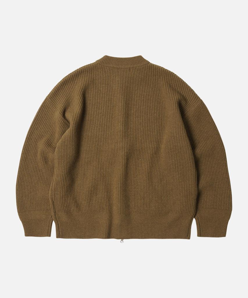 Frizmworks Wool Deck Zip Up Cardigan _ Cinnamon