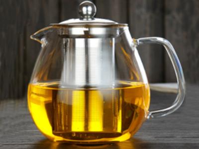 Glass Kettle Tea Pot For Herbs Infuser Glass Gift 6