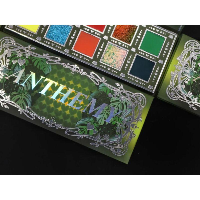 ANTHEMY - Žabí kvákání 10barevná paletka chameleon stínů na oči