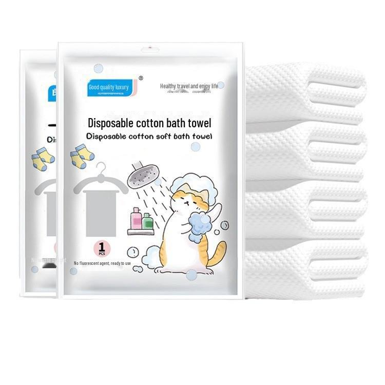 "Travel Double Bedding Set: Disposable Printed Quilt Cover, Pillowcase, Sheet"