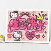 Kuromi Cartoon Diamond Painting Kit: Peace & Joy DIY Gift for Students and Kids.