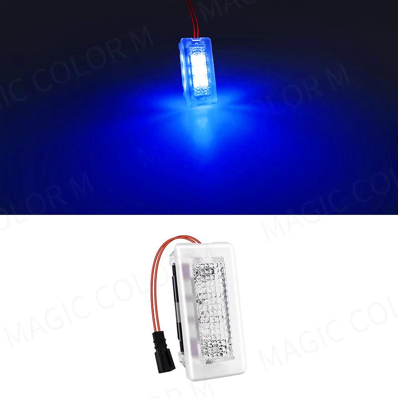 LED Atmosphere Footwell Lights For Model 3 Y S X Interior Floor Door Puddle Decorative Lamp Car Accessories
