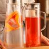 1.0L/1.2L/1.6L Acrylic Transparent Pitcher with Handle Juice Jug Teapot Water Bottle  Kitchen