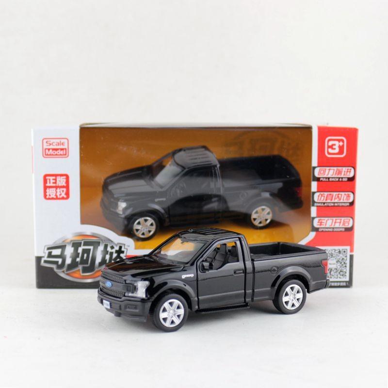 Alloy Car Model Ford F150 Pickup Toy With Open Window For Kids Collectors