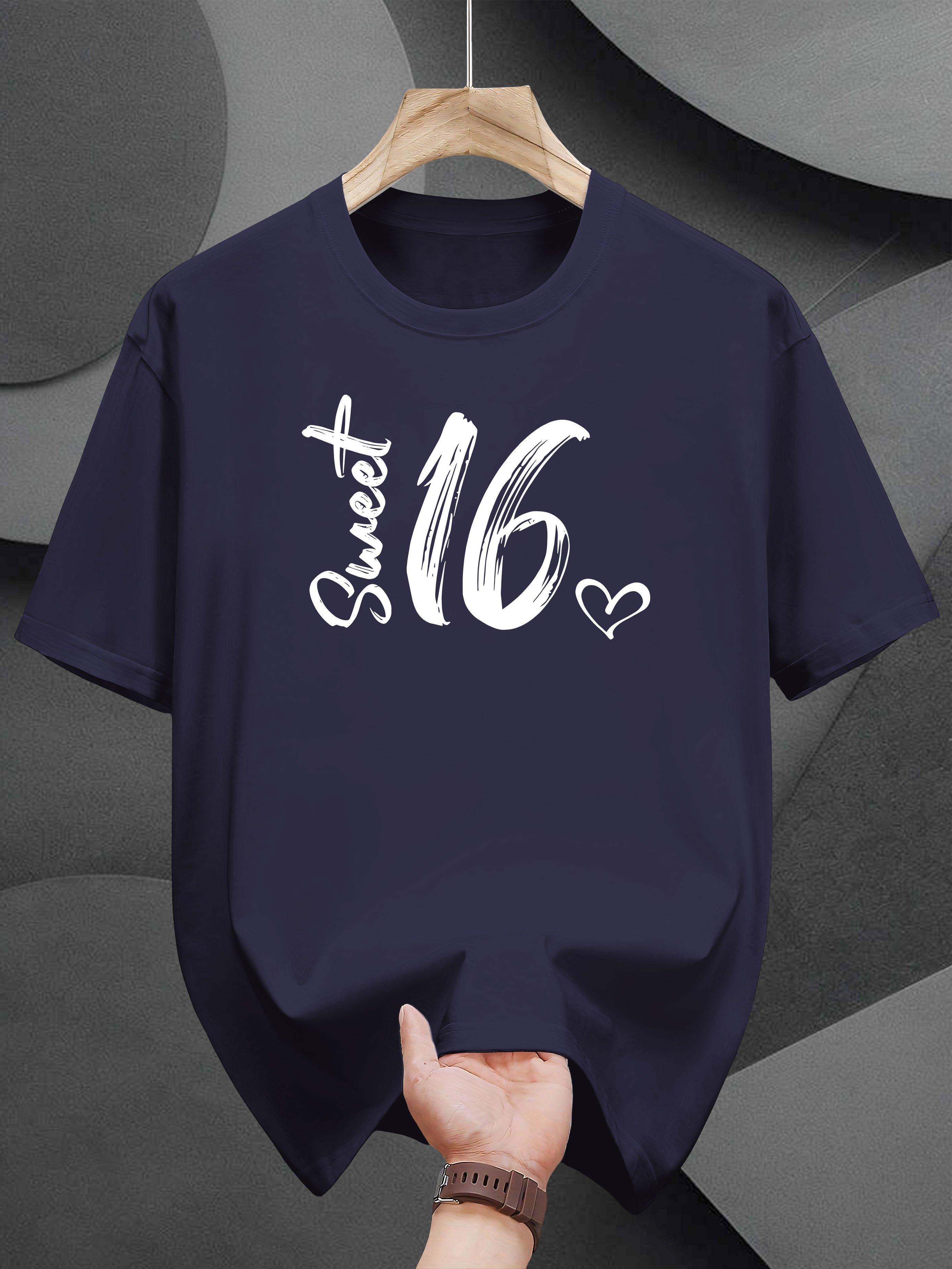 

T-shirt - Sweet 16 Heart Print XXXXL