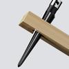 DIY Brostift Hull Håndbrotsj Konisk T-håndtak 6 Fluted Fas Brotsjing Låsesmed Trearbeider Kjerneskjæring Verktøy for Tre Gitar Avgrading