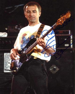 John Deacon SIGNED AUTOGRAPHED 10 X 8" REPRODUCTION Photo Poster Painting PRINT Queen"