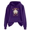 Women's Fashionable Casual Long Sleeve Hooded Printed Sweatshirt