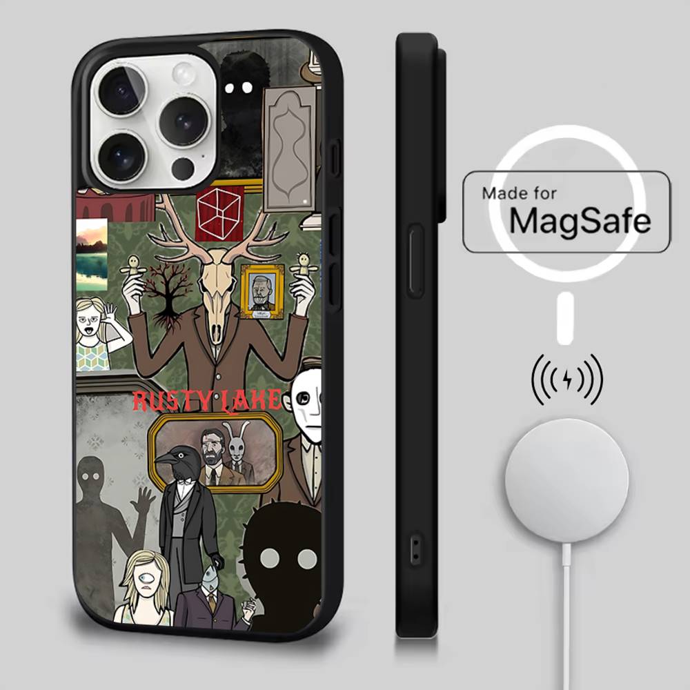Game Rusty Lake Phone Case For iPhone 17,16,15,14,13,12,11,Pro,Max,Plus,Mini,SE4,E Magnetic Magsafe Wireless Charging
