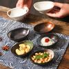 Oval Ceramic Sauce Dish Spice Vinegar Sugar Seasoning Condiments Dipping Bowls Porcelain Plate Table Kitchen Accessories Novelty