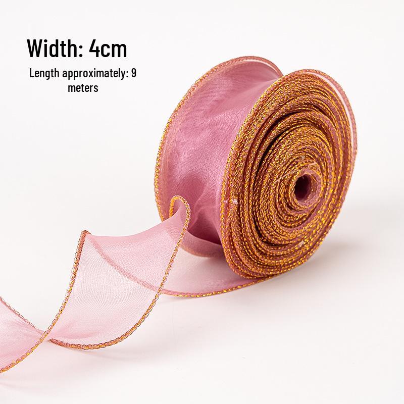Elegant Fishtail Silk Ribbon for Cake and Bouquet Decoration