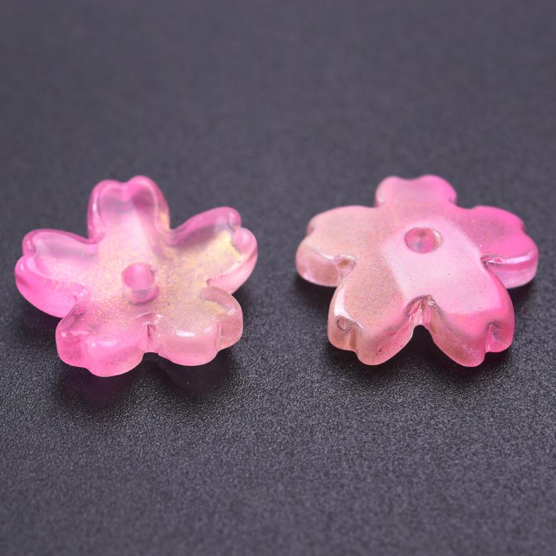 30pcs/Lot Ancient Glass Flower Bead Caps For Jewelry Making Supplies Handmade Earrings Headwear Bracelets Accessories Wholesale