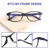 7PCS Fashion Anti-Blue Light Reading Glasses Ultra-Light Eye Protection Readers Eyewear Unisex Elegant Comfortable Presbyopia