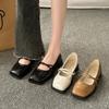 Women Spring Shallow Mouth Single Shoes Thick Low Heel Mary Jane Women Pumps Solid Color Square Toe Casual Loafers Luxury Shoes