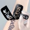 Semi-permanent Self-henna Tattoo Design Tattoo Tattoo Sticker Tattoo Jelly Dye Giveaway, 6 Bottles of Black Dye, 6 Pieces