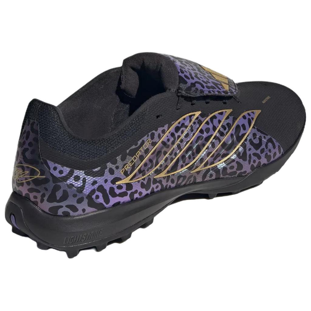 Adidas Predator League Comfortable Fit Tongue Style Artificial Turf Soccer Shoes Unisex Soccer Shoes Black KI5869