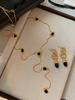 Niche Style Super Long Women's High-End Sweater Chain Set of Gems