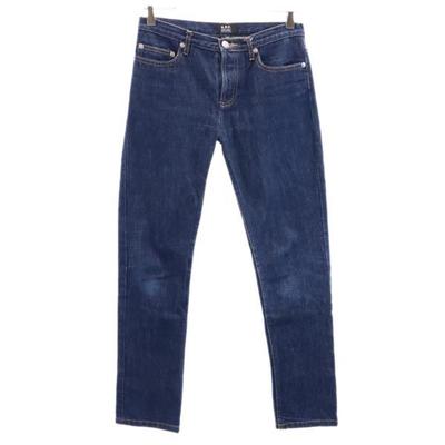 Straight Denim Pants W26 Button Fly Jeans Women Used