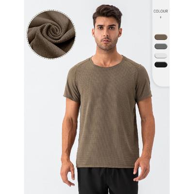 New Men'S Polo Shirt Made Of Pure Cotton With Dropped Shoulders High-Quality Loose Fit For Fitness Versatile For Daily Exercise Short Sleeved Casual