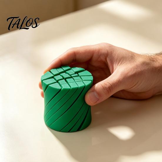 Decoración Temática de Juegos de Mesa Juguete Giratorio Espiral Impreso en 3D, Adornos Creativos para Alivio del Estrés, Modelos Compactos Exquisitos y Detallados Juguete de Descompresión