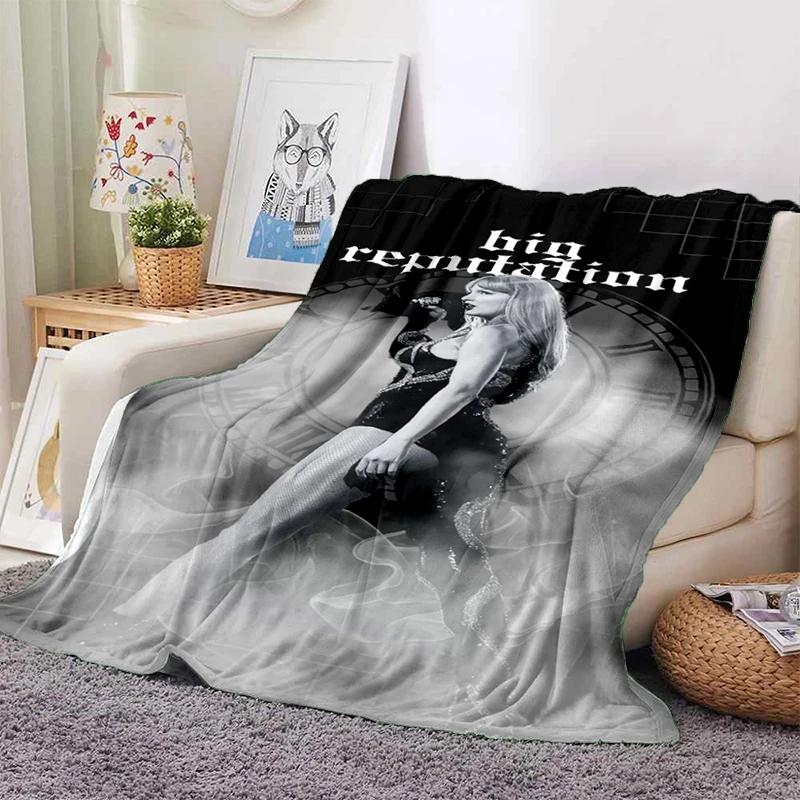 3D S-Swift Fashion Blanket,Soft Throw Blanket for Home Bedroom Bed Sofa Picnic Travel Cover Blanket Kids Gift