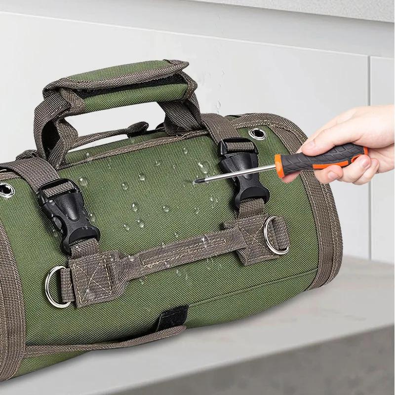 Large capacity foldable tool kit,for storing miscellaneous items in cars,detachable small bag,for handheld/shoulder/crossbeam