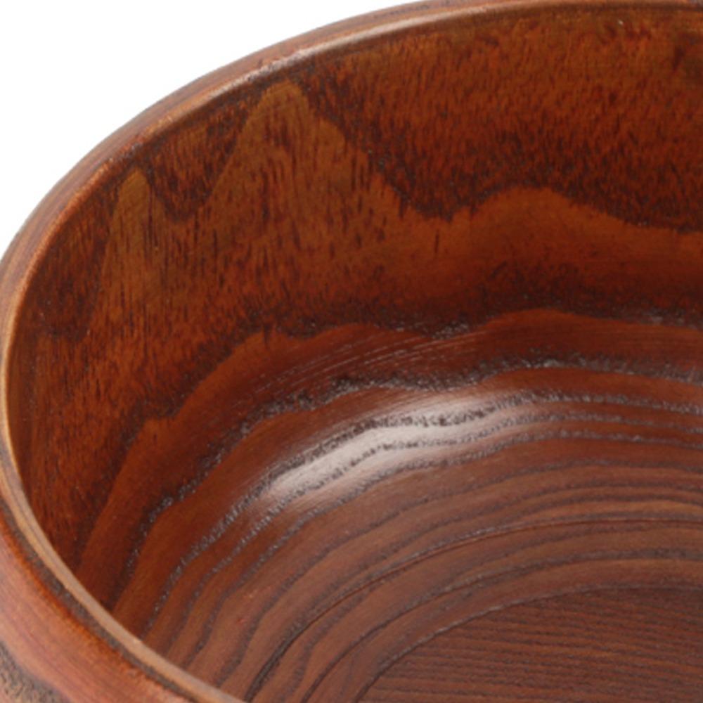 With Holes Wooden Yarn Bowl Round Shape Crochet Yarn Bowl Durable Knitting Yarn Bowl For Knitting 5.51in