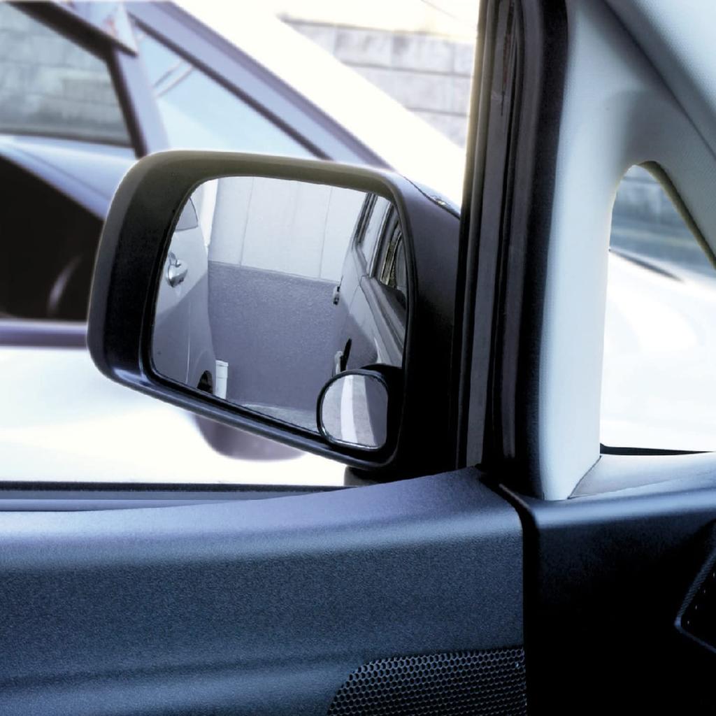 Carmate CZ244 Sub-Mirror for Car Door Mirror, Fan Shaped