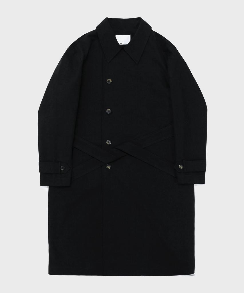Density Belted Trench Coat_Black
