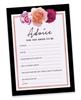 Inkdotpot Advice For The BrideA  CardsA  Set Of 50A  FloralA  Bridal Shower Activity