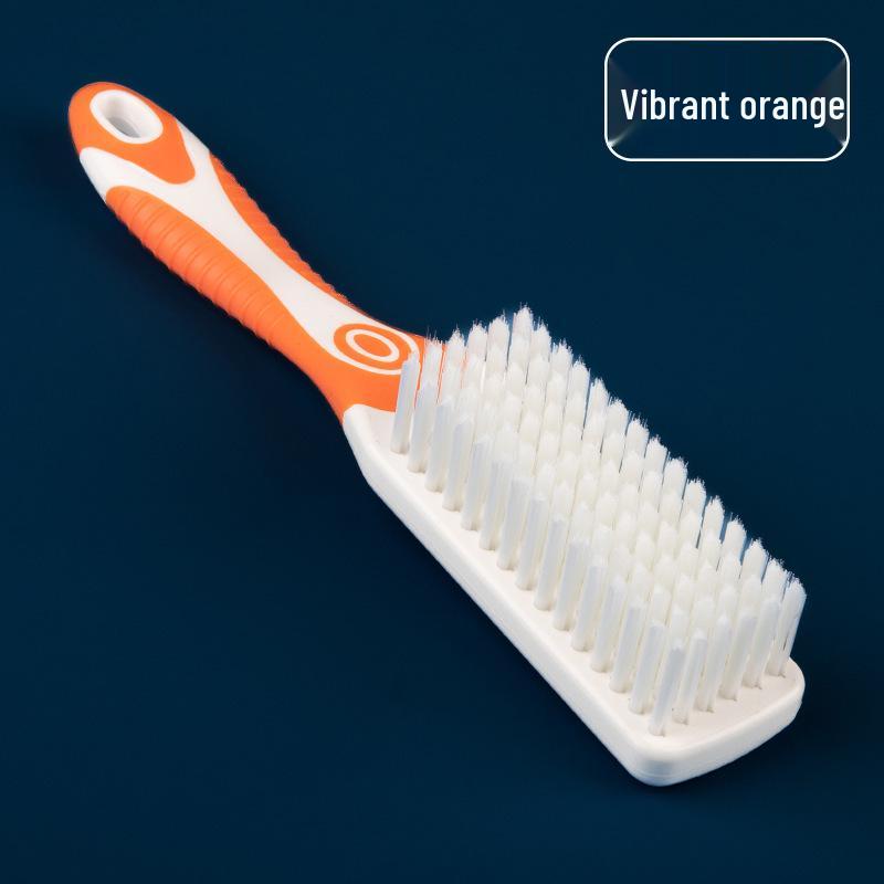 Household Shoe & Laundry Brush with Soft Bristles and Long Handle
