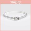 Kids Waist Girl Belt With Silver Heart Unicorn Pattern For Spring Fashion Accessory
