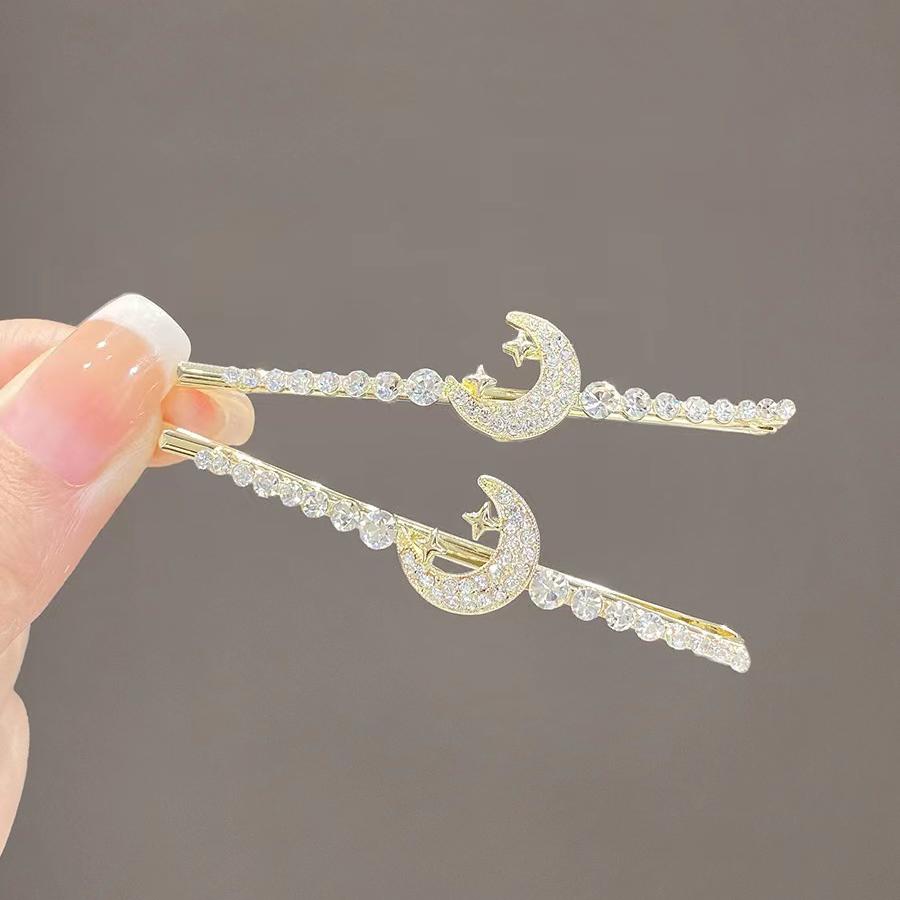 

Sweet Girl Heart Love Hair Clip With Bangs Cute Side Frog Buckle Side Clip Hair Clip Size fits all