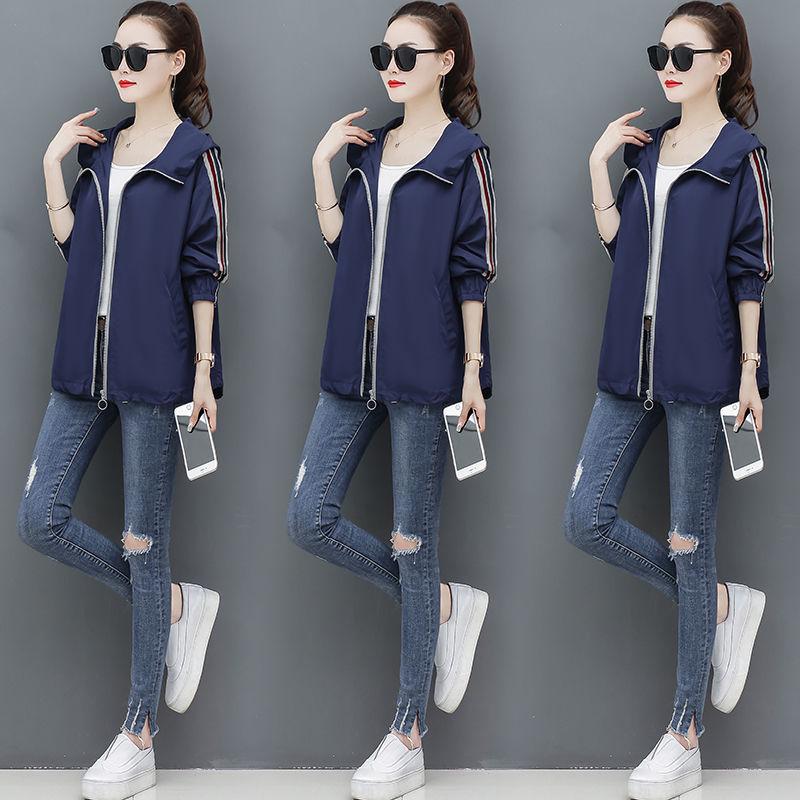 Windjacke Jacke Reißverschluss Taschen 2019 Herbst Mode Casual Langarm weibliche Jacke Mäntel Outwear