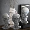 Flexible Resin Mold Skull Shape Ornament Molds Easy Releasing Silicone Texture for Epoxy Creative Table Decorations