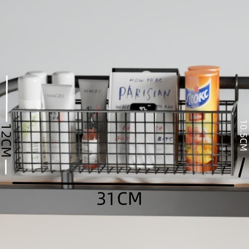 

Подвесная прикроватная полка для общежития с крючками – Не требует сверления