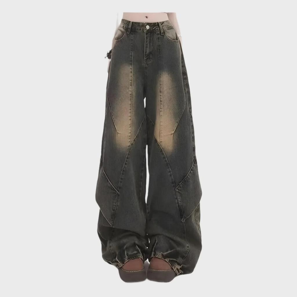 Chunchao Retro Distressed Straight-Leg Jeans für Damen und Herren