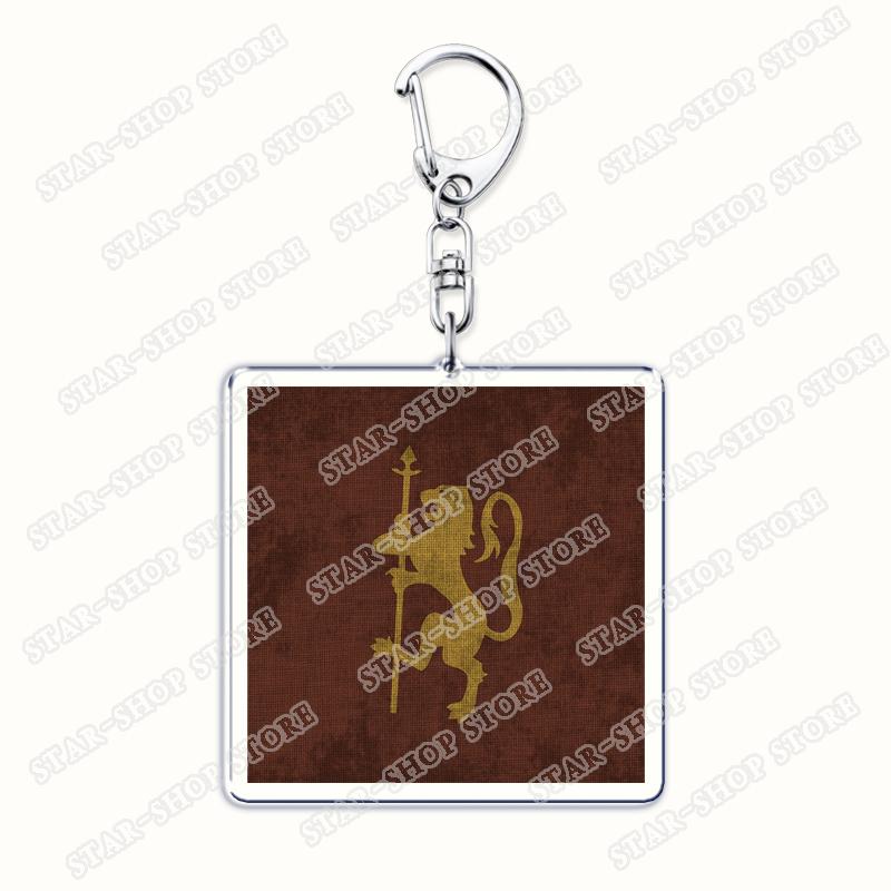 Hot Game Pennant Keychains for Women Accessories Bag Mount Blade Emblem Keyrings Jewelry Friends Fans Gaming Gifts