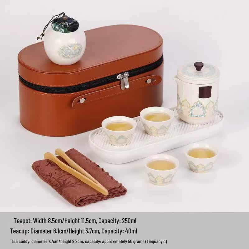 Chating Dunhuang 7-Piece Travel Tea Set